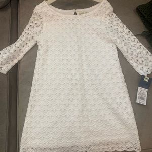 Girls  dress 3/4 sleeve.